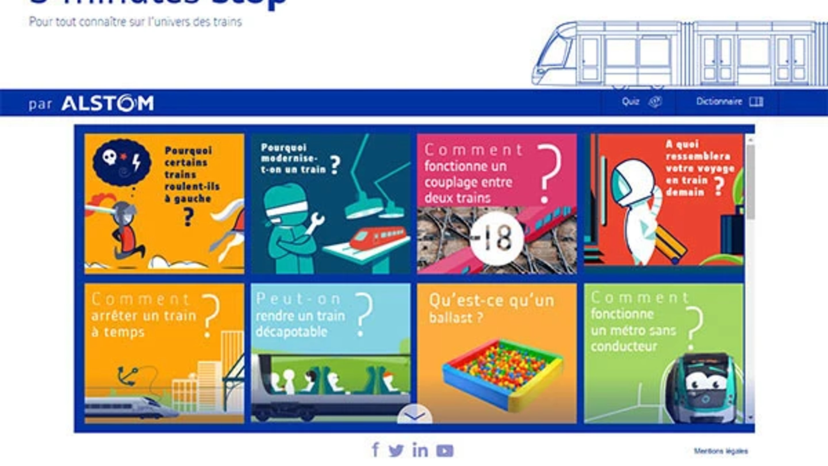 Ambiance Alstom 3 minutes stop