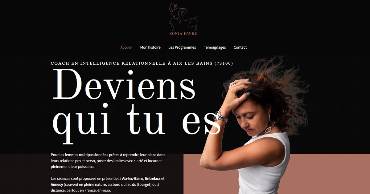 Site Sonia Favre
