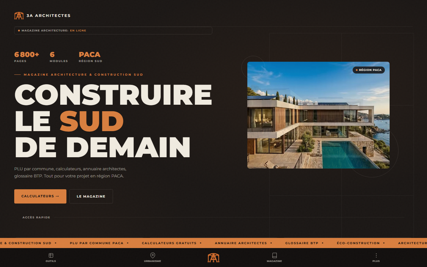 3A Architectes, annuaire architecture 6860 pages