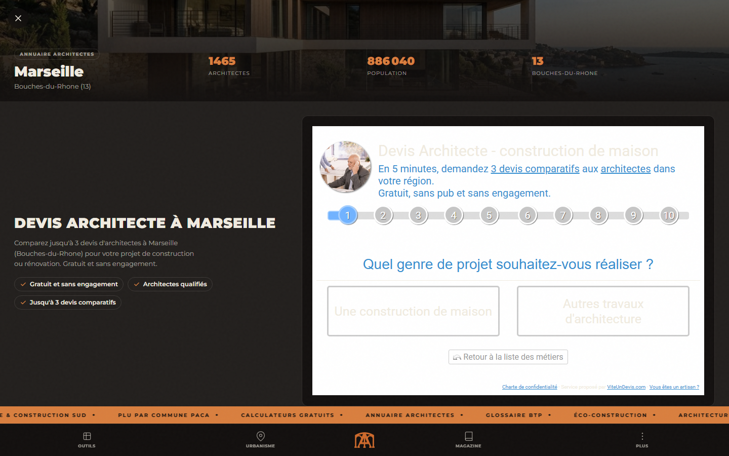 Capture site 3A Architectes Associés