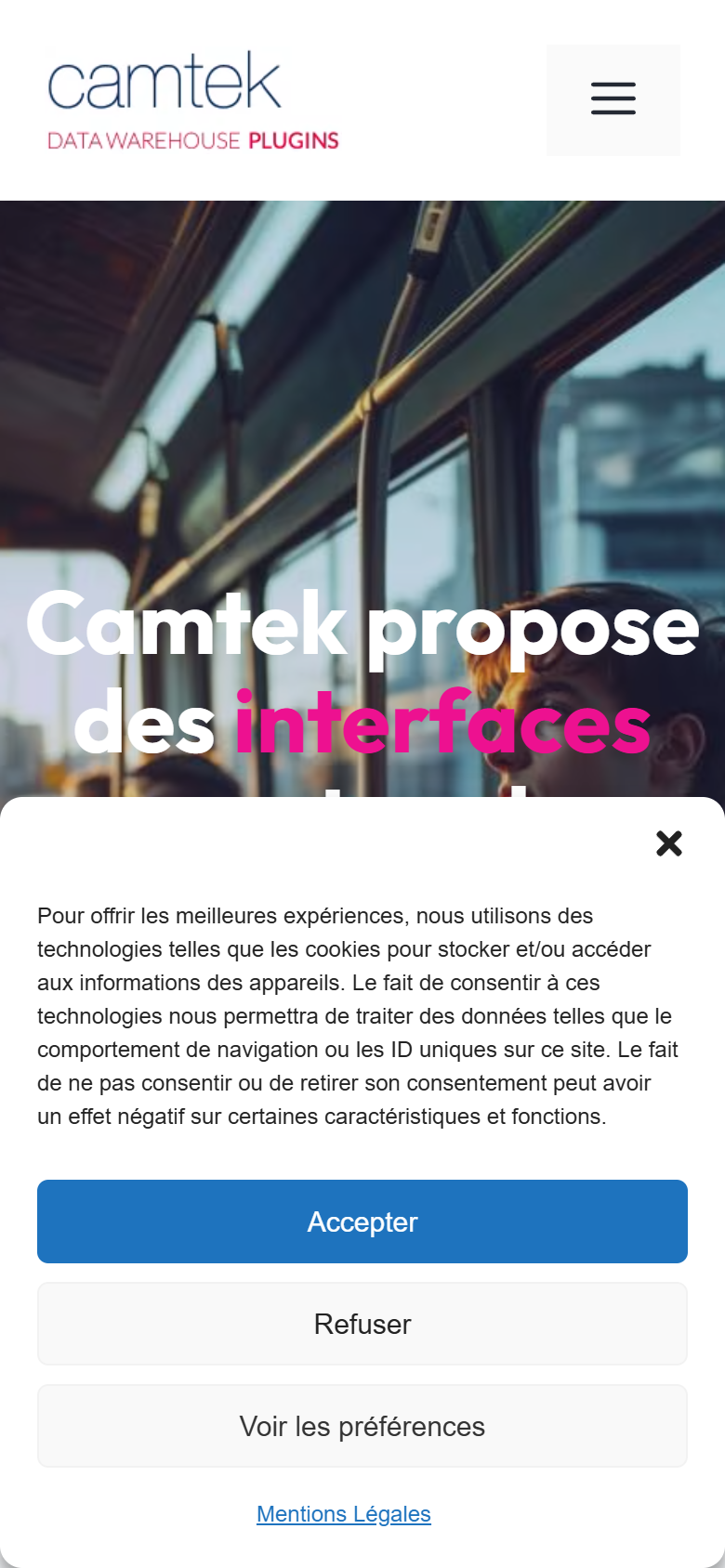 Atmosphère Camtek version mobile