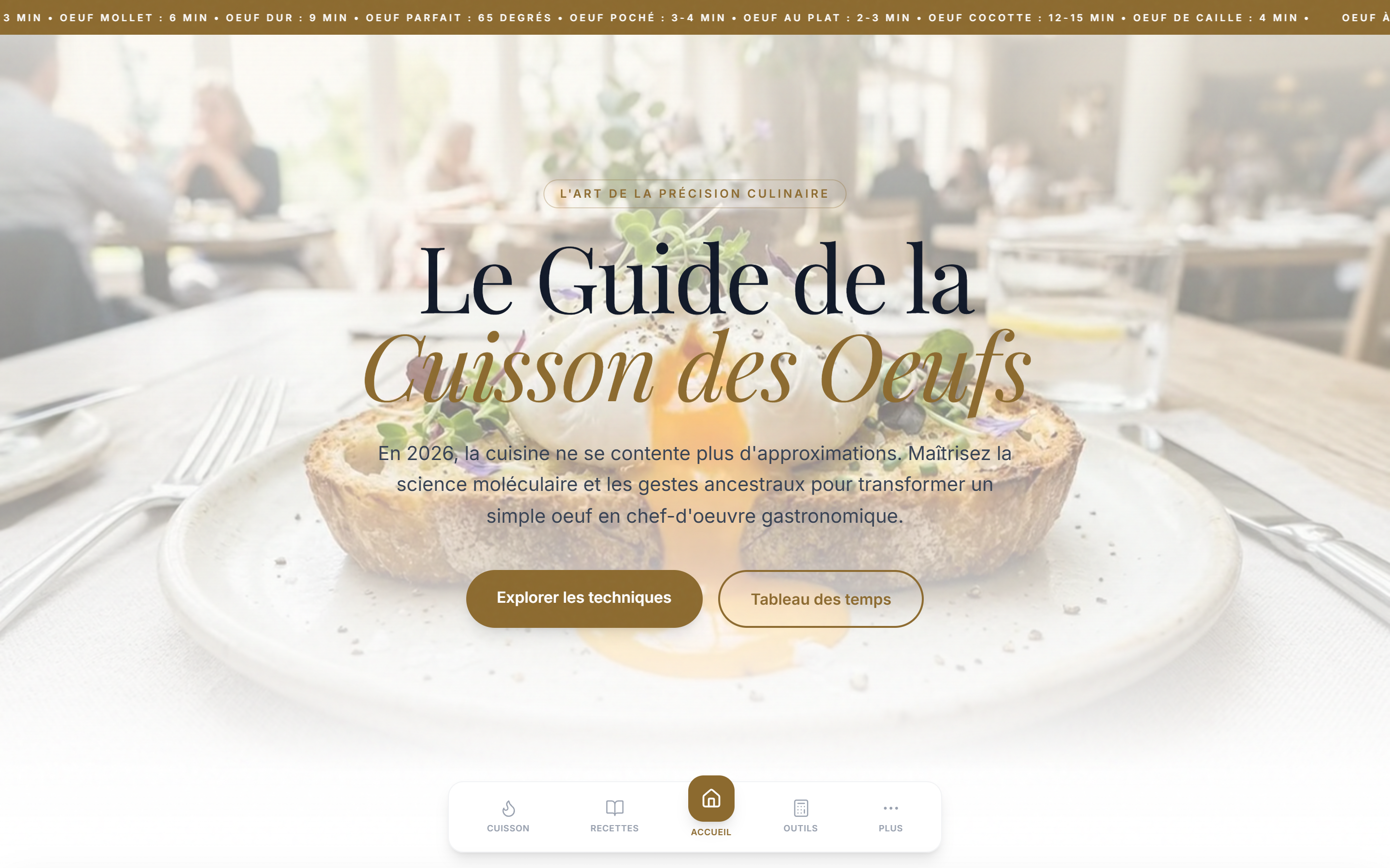 Atmosphère Cuisson des Oeufs version desktop