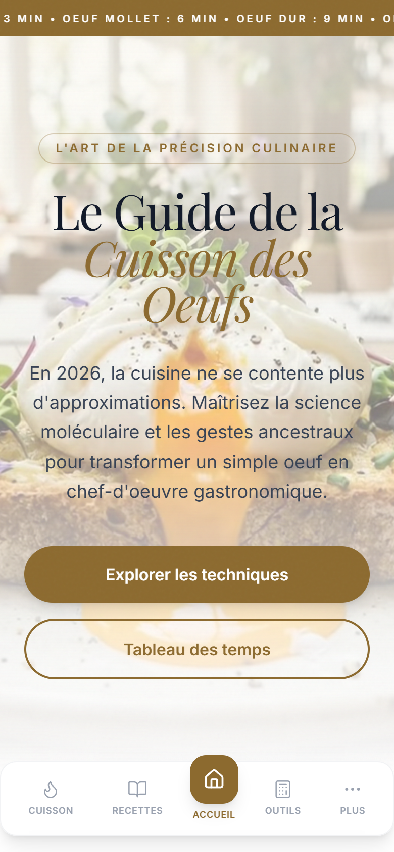 Atmosphère Cuisson des Oeufs version mobile