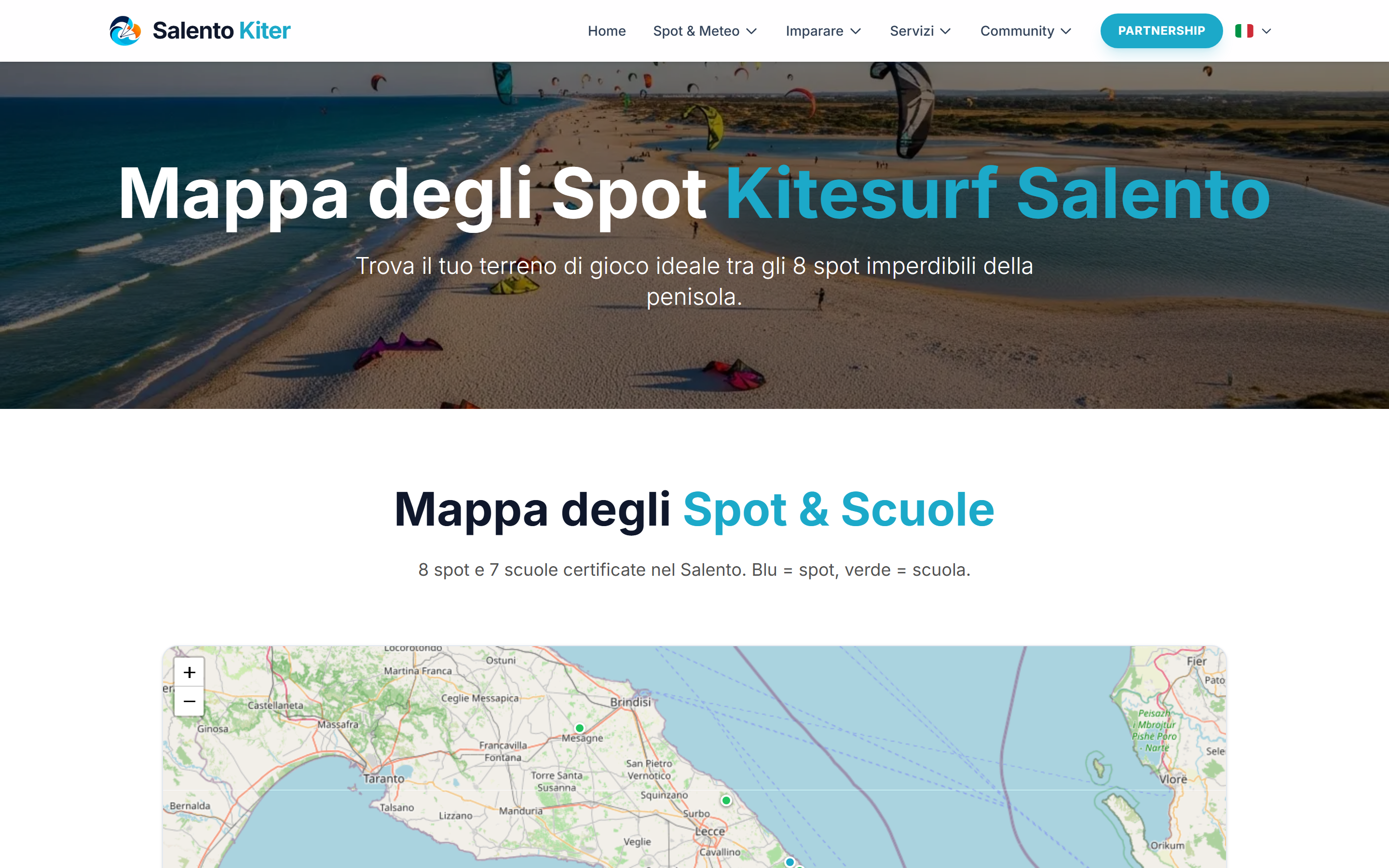 Capture site Salento Kiter
