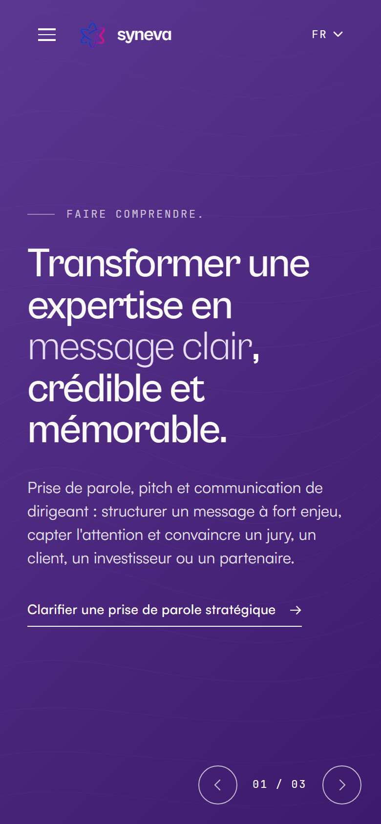 Atmosphère Syneva version mobile