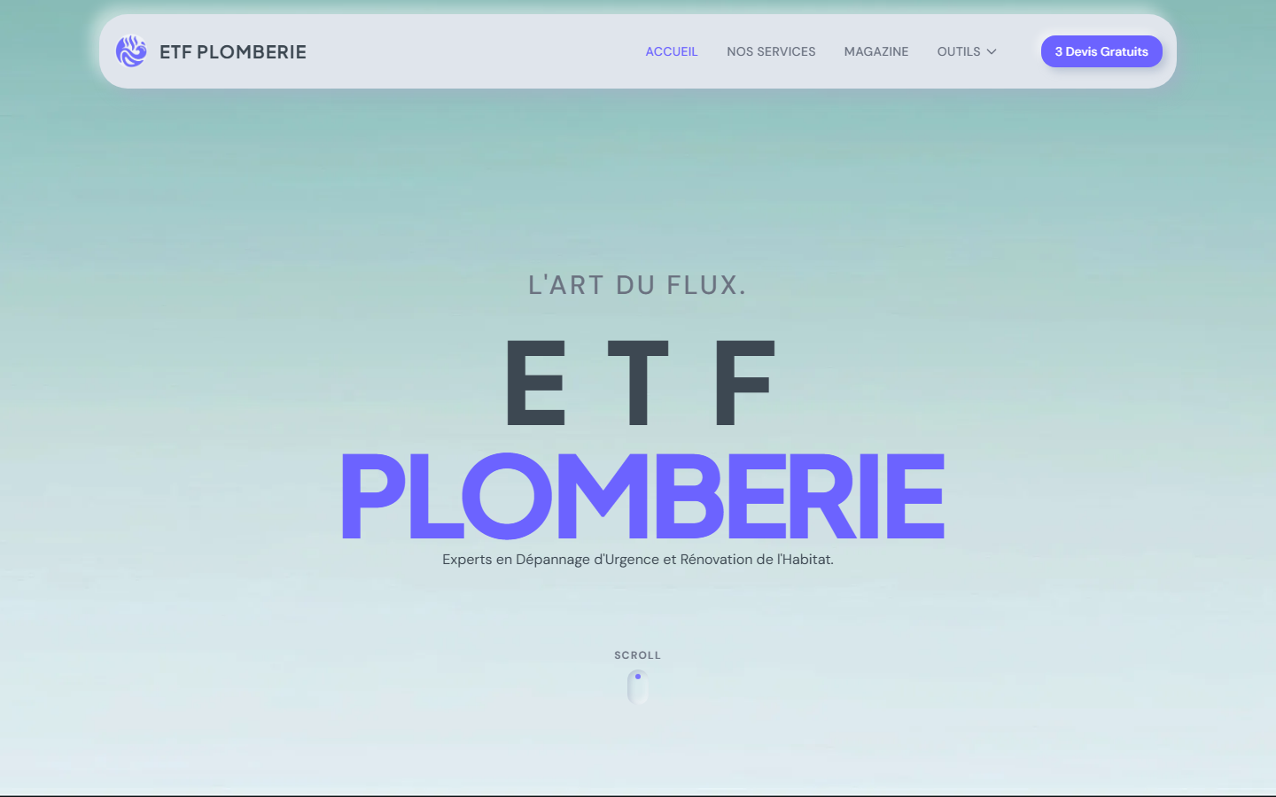 ETF Plomberie, refonte sectorielle