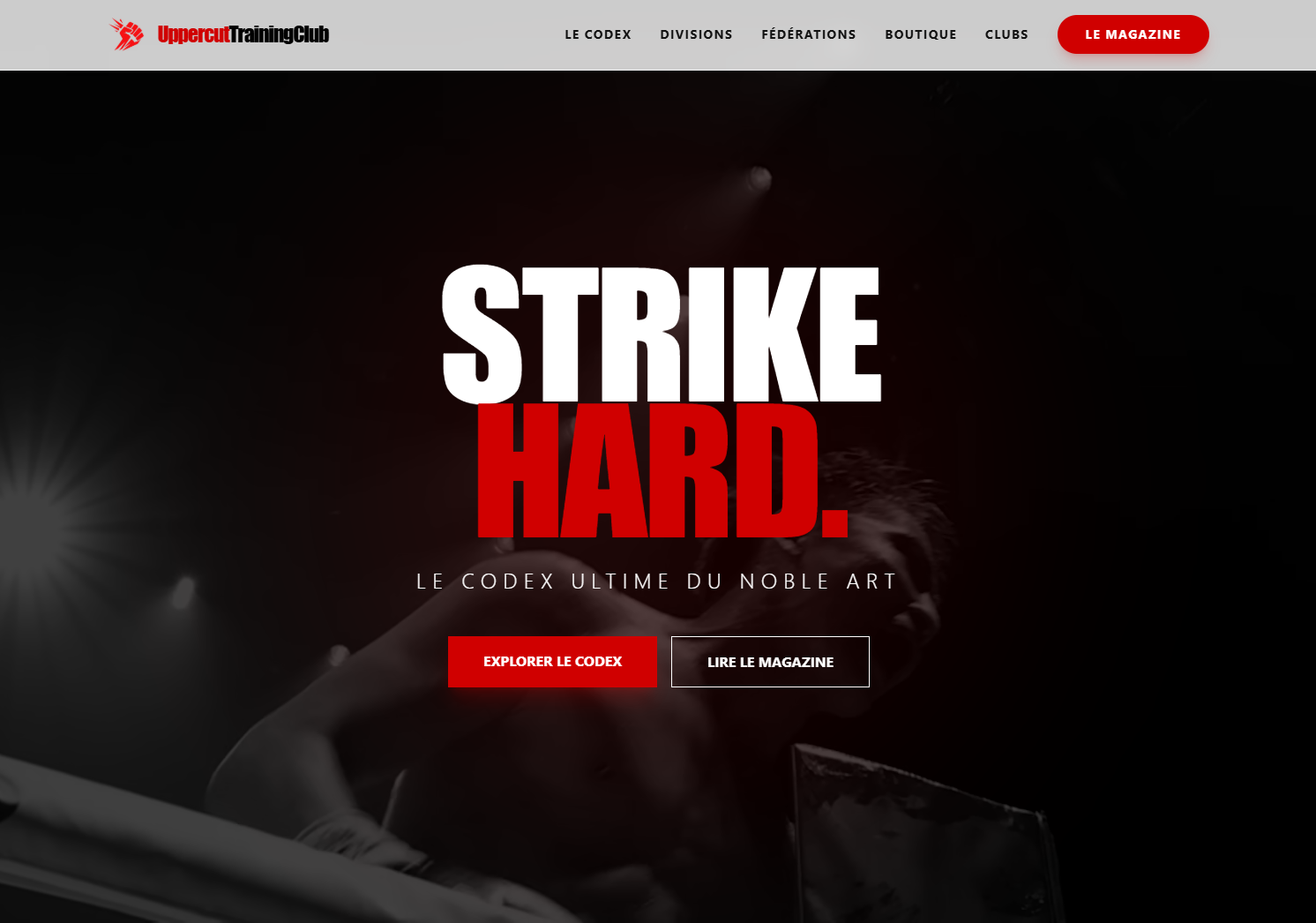 Uppercut Training Club, codex boxeurs