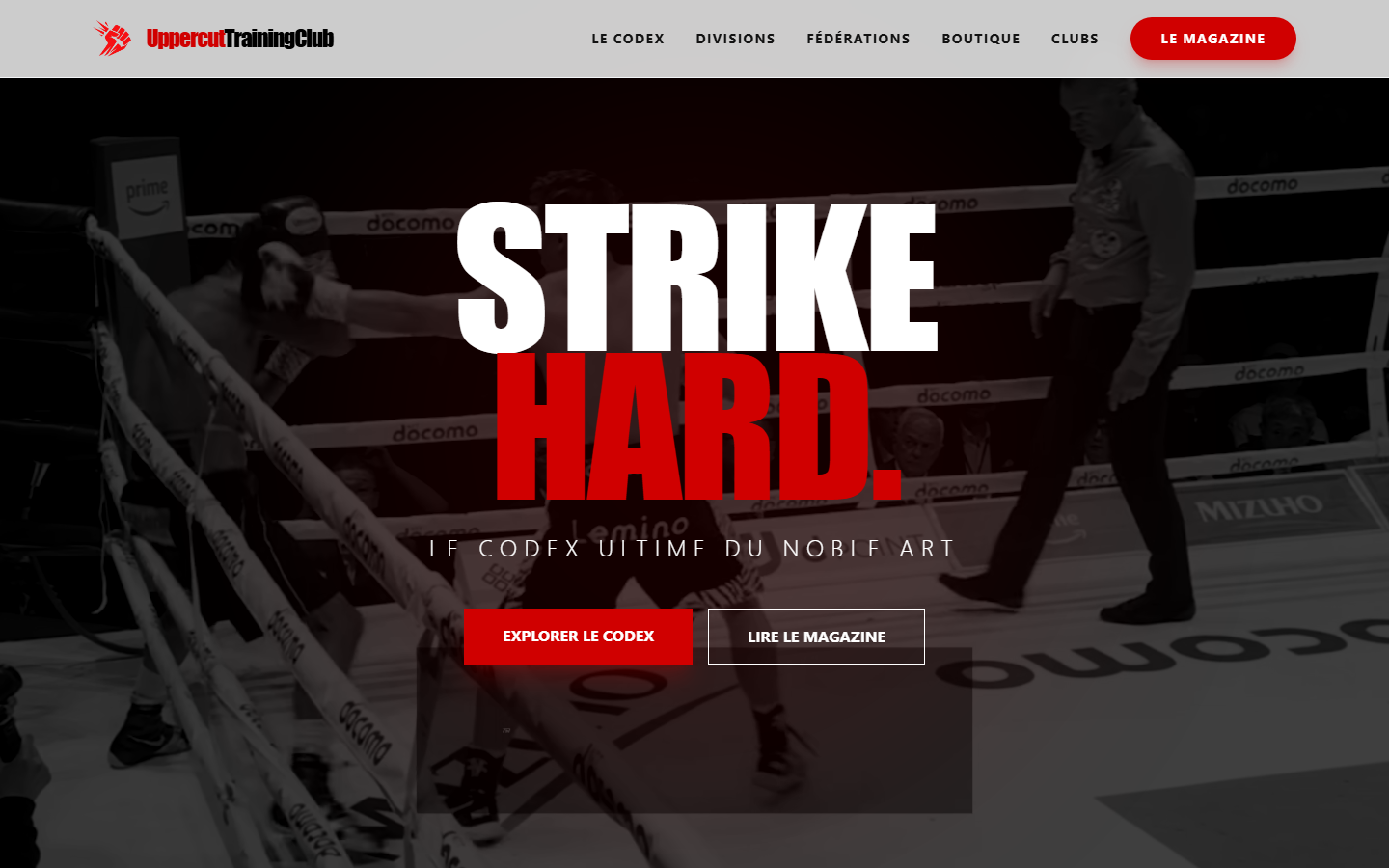 Uppercut Training Club, codex boxeurs